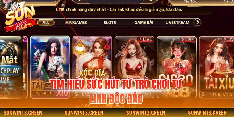 Tìm hiểu sức hút từ trò chơi tứ linh độc đáo